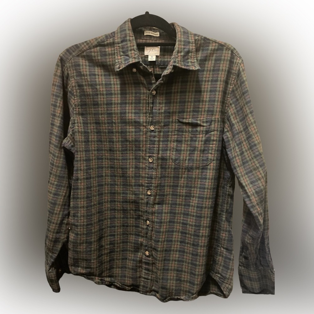 J Crew plaid button down